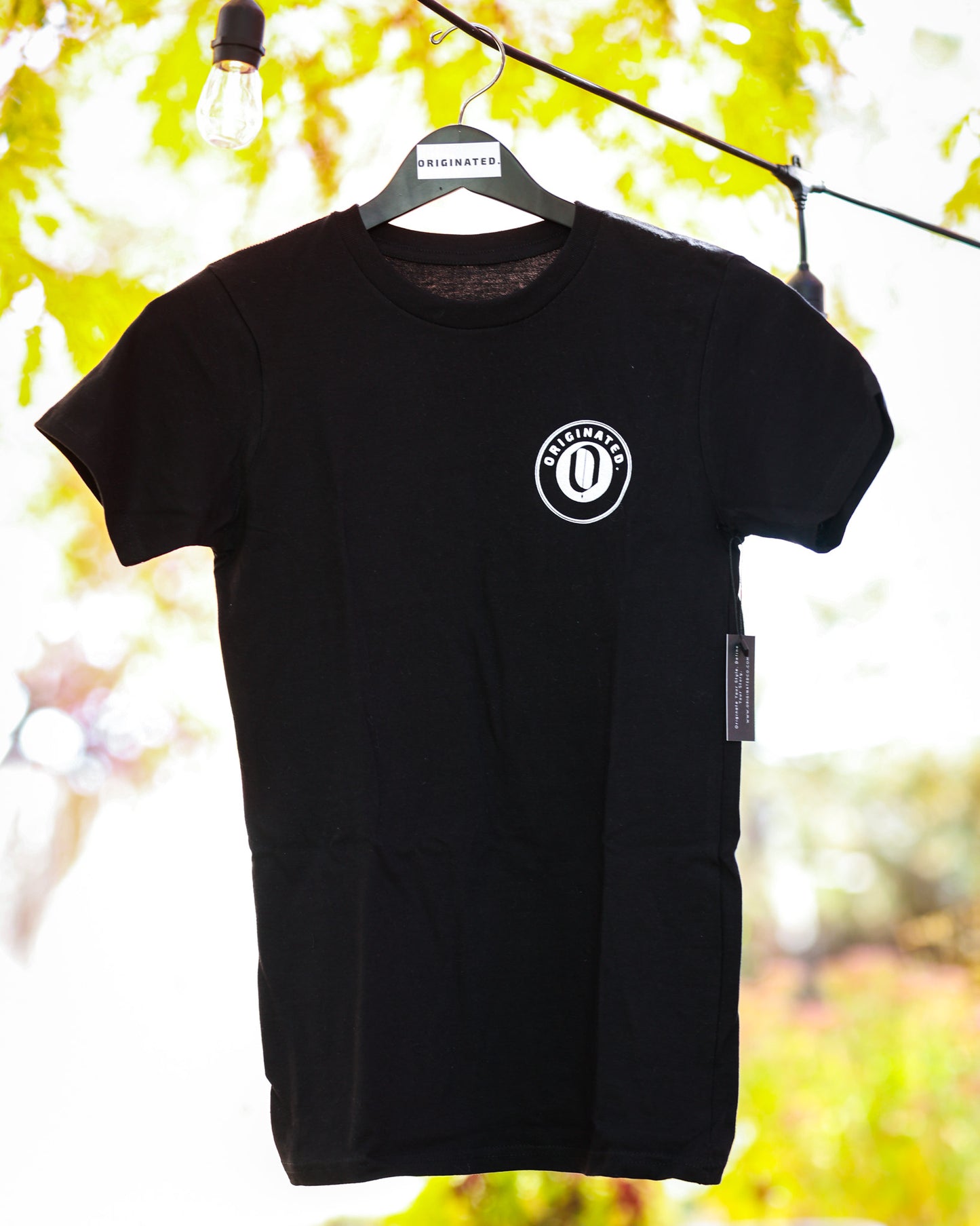 Black Short Sleeve Logo Tee