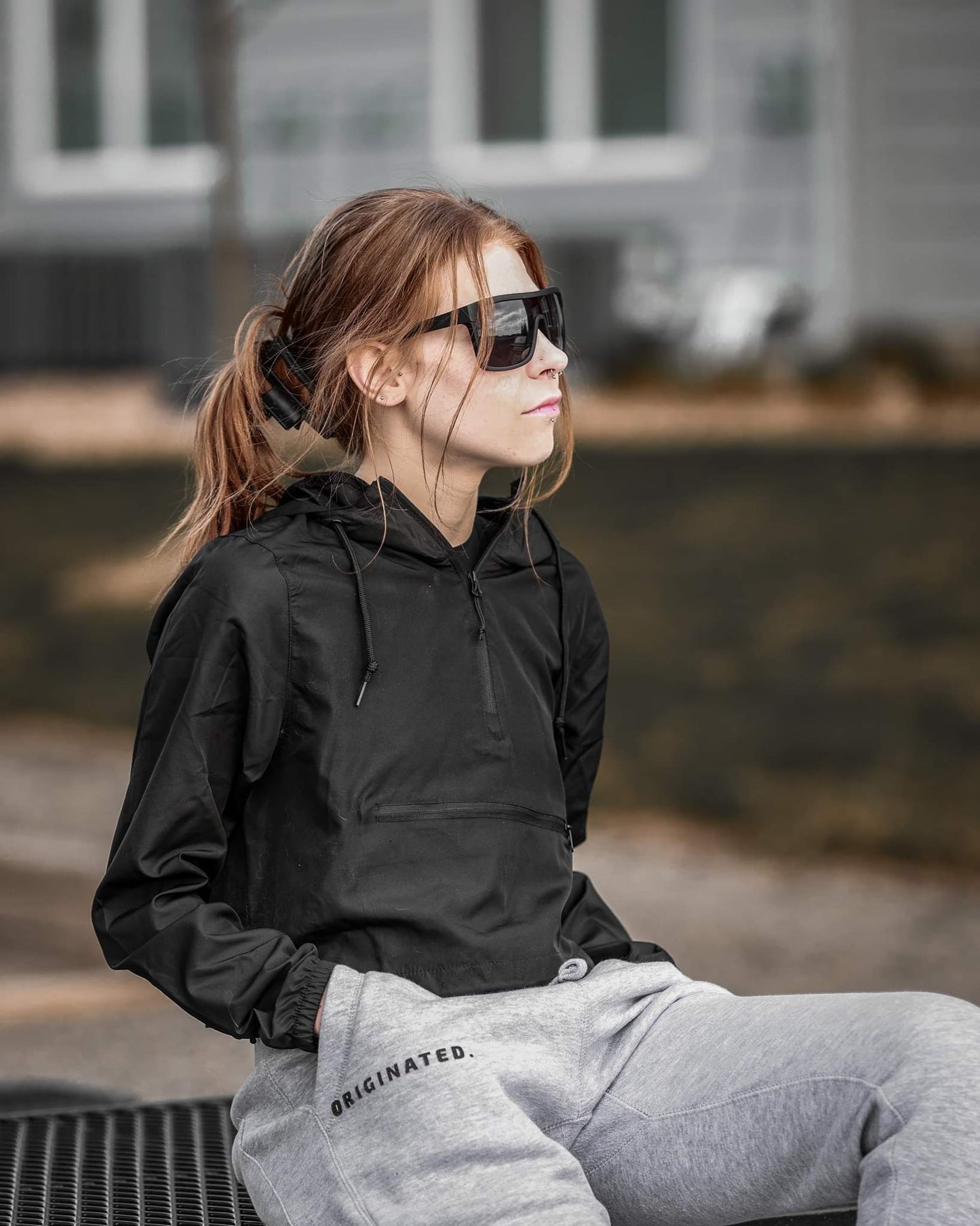 Cropped Windbreaker