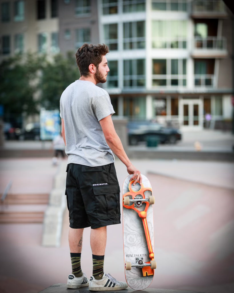 Black Cargo Shorts